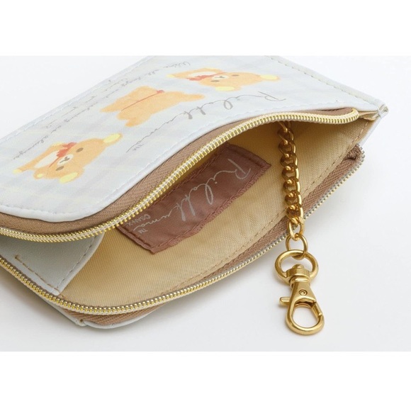 new rilakkuma 🐻card holder with key chain - Picture 3 of 3